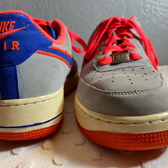 Nike Air Force 1 Low Wolf Grey/Game Royal-Hot Punch - Picture 4 of 16